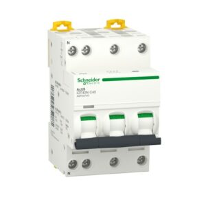 disjoncteur-modulaire-electrique-4p-25a-4x25a-courbe-c-3-modules-schneider-acti9-rail-din