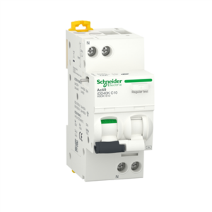 disjoncteur-fusible-acti9-protection-electrique-rail-din-differentiel-30ma-schneider-mono-1p+n-neutre-1p-10a-230v-a9dk1610