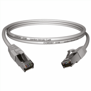 Cordon RJ45 catégorie 6 F/UTP 1M - 6F01M