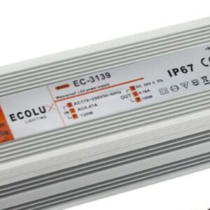 ECOLUX - Transfo pour ruban led 100W 24V IP65 - EC3139