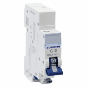 Eur'Ohm-disjoncteur-10A-4.5kA-PH+N-protection-électrique-sécurité-norme-NF-modulaire-installation-domestique-tertiaire