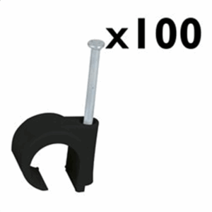 EUR'OHM - Pontet diamètre 8 à 12mm noir - 43551