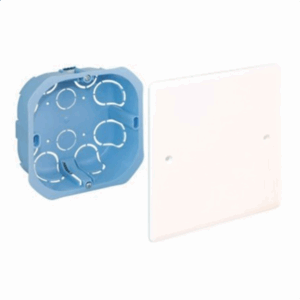 EUR'OHM - Boite de dérivation encastrée placo 100x100x40 - 51002