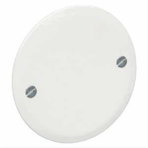 EUR'OHM - Couvercle a vis diamètre 80 blanc - 52302