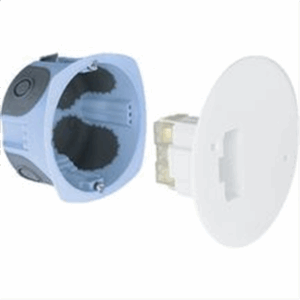 EUR'OHM-Boîte-applique-étanche-54mm-Boîte-lumineuse-Boîte-murale-Boîte-plafond-Installation-électrique-Point-lumineux-Douille-éclairage-Boîte-compacte-Équipement-électricien-Plastique-isolant-Accessoire-électrique-Fiable