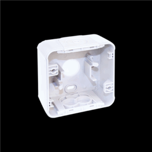 EUR'OHM-Oxxo-Boîte-1-poste-Blanc-Saillie-IP55-Appareillage-Électrique-Étanche-Installation-Rapide-Résidentiel-Garage-Cave-Atelier-Électricité-Encastrable-Compatibilité