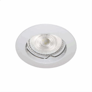 INDIGO - Spot fixe GU10 230V douille automatique blanc - KSA100204