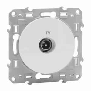 PRISE-TV-TELE-ODACE-BLANC-SCHNEIDER-APPAREILLAGE