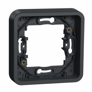 fiable-moderne-robuste-étanche-durable-pratique-sécurisé-résistant-innovant-polyvalent-simple-adaptable-design-intemporel-solide-accessible-schneider-mureva-extérieur-cadre-1-poste-troue-gris-enscastrée