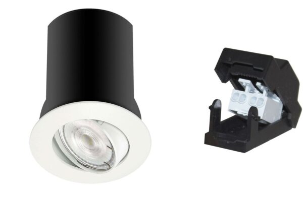 INDIGO - SPOT ORIENTABLE GU10 RECOUVRABLE BLANC - DO33104 – Image 3