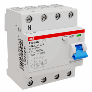 ABB F204 - Interrupteur différentiel 4X40A Type AC 30MA - 442051