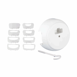 EUR'OHM-Boîtier-saillie-DCL-Piton-Douille-E27-Installation-éclairage-DCL-Douille-E27-Accessoire-électrique-Point-de-centre-éclairage-Boîtier-DCL-Douille-E27-Piton-DCL-Matériel-électrique-Installation-électrique-Douille-vis-E27
