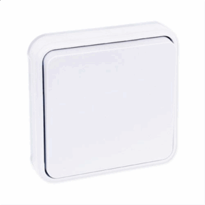 EUR'OHM Oxxo - Va et vient encastrée blanc ip55 - 60888