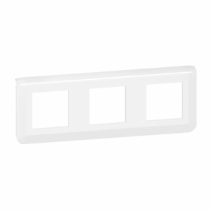 PLAQUE DE FINITION-BLANC-MOSAIC-LEGRAND-3 MODLUES-HORIZONTALE-