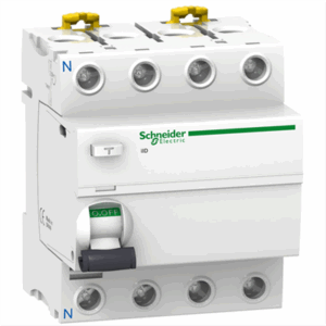 SCHNEIDER ACTI9 - Interrupteur différentiel 4P 40A A-SI 30Ma à vis - A9R31440