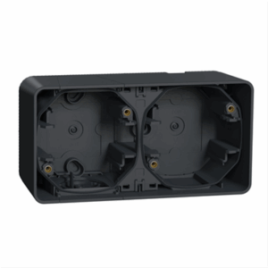 SCHNEIDER MUREVA STYL - Boite 2 postes horizontale gris ip55 - MUR37914