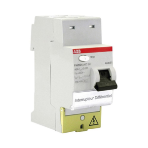 ABB F204 - INTERRUPTEUR DIFFERENTIEL 2X40A 30MA TYPE AC - 444051