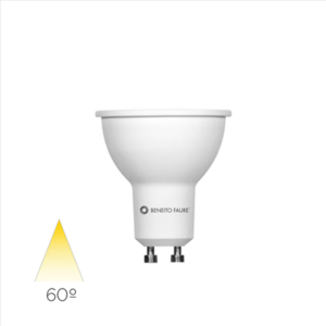 BENEITO - Ampoule GU10 led 8W 4000K 825LM angle 60° - 3434