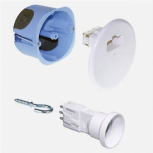 EUR'OHM - Kit dcl point de centre + douille E27 diamètre 67 - 53064