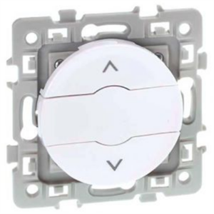 EUR'OHM Square - Bouton volet roulant blanc - 60223