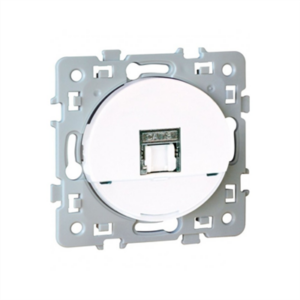 EUR'OHM Square - Prise RJ45 cat 6 grade 1 FTP blanc - 60271