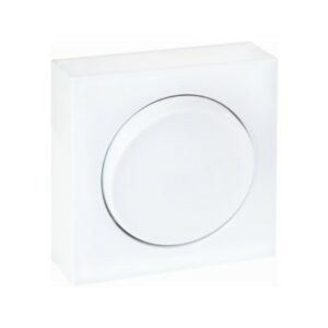 EUR'OHM Dune - Bouton poussoir complet saillie blanc - 60902