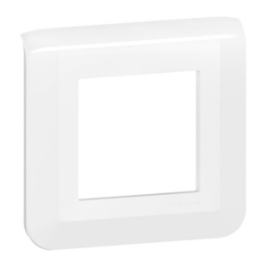 LEGRAND Mosaic - Plaque de finition 1 poste 2 modules blanc - 078802L