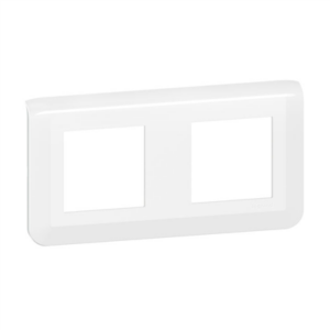 LEGRAND Mosaic - Plaque de finition 2x2 modules horizontale blanc - 078804L