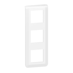 LEGRAND Mosaic - Plaque de finition 3 postes verticale blanc - 078823L