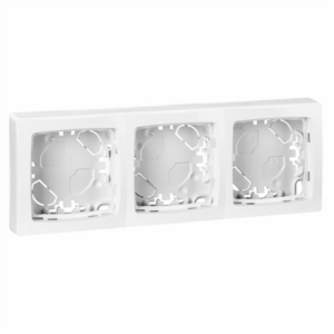 LEGRAND OTEO - Cadre 3 postes saillie blanc - 086093