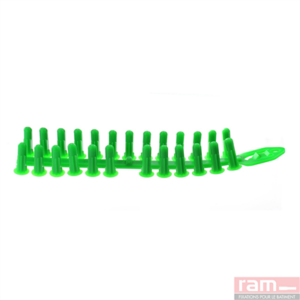 RAM - Lot de 1000 chevilles de 6mm multimatériaux - 918791