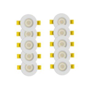 SOLUM - Spot Stella SD fixe 5.5W 620Lm 60° CCT pack de x10 - S0340690D