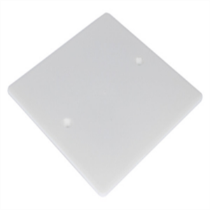 EUR'OHM - Couvercle à vis 86x86 blanc - 52303