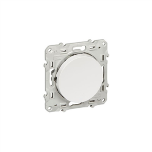 SCHNEIDER Odace - Bouton poussoir blanc - S520206