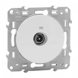 SCHNEIDER Odace - Prise tv blanc - S520445