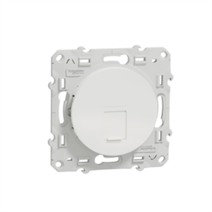 SCHNEIDER Odace - Prise RJ45 cat 6A Blindée blanc - S520477
