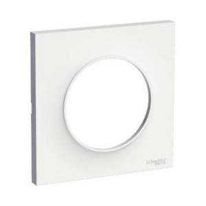 SCHNEIDER Odace - Plaque de finition 1 poste blanc - S520702