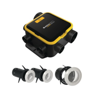 ALDES - Kit vmc simple flux compact autoréglable + grilles bip - 11026035