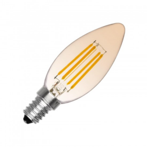 Ampoule E14 flamme 4W 4000K 470LM - LUXAE14C4M