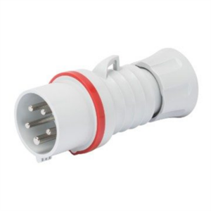 GEWISS - Fiche mobile droite rouge 3P+T 32A 400V IP44 6H CR - GW60019FH