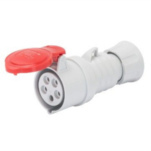 GEWISS - Prise mobile droite HP rouge 3P+T 32A 400V 6H CR IP44 - GW62019FH