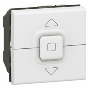 LEGRAND Mosaic - Interrupteur volet roulant 2 modules blanc - 077026