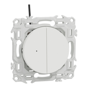 SCHNEIDER ODACE - Double va et vient ou poussoir lumineux - S920273