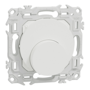 SCHNEIDER ODACE - Sortie de cable blanc craie - S920662
