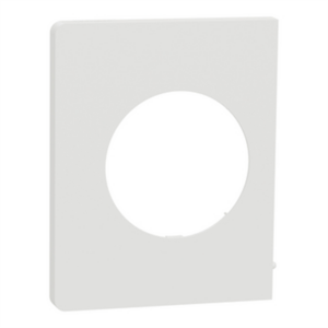 SCHNEIDER ODACE - Plaque de finition architecte latérale blanc craie - S920800