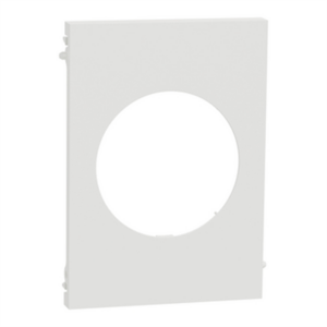 SCHNEIDER ODACE - Plaque de finition architecte centrale blanc craie - S920801