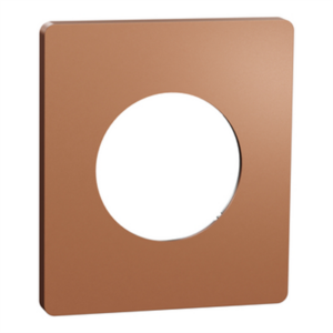 SCHNEIDER ODACE ARCHITECTE - Plaque de finition 1 poste cuivre