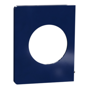 SCHNEIDER ODACE ARCHITECTE - Plaque de finition latérale bleu émaillié