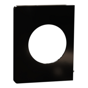 SCHNEIDER ODACE ARCHITECTE - Plaque de finition latérale noir émaillié