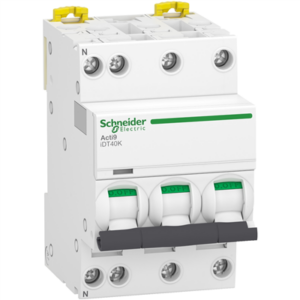 SCHNEIDER Acti9 - Disjoncteur 3P+N DT40 32A 4.5Ka - A9P71732